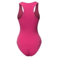 thumbnail image 3 of A2Y Women's Fashion Basic Premium Cotton Racerback Tank Body Suit Hot Pink XL, 3 of 5