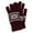 Burgundy, variant on CTM  Snowflake Pattern Knit Winter Gloves (Men)