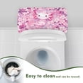 thumbnail image 4 of ZIATUBLE Axolotl Toilet Tank Dust Cover Cherry Blossom Toilet Water Tank Cover Easy to Clean Toilet Tank Protector Cover 2 Pcs Universal Toilet Tank Covers for Bathroom Hotel Bathroom, 4 of 5