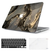 Compatible with MacBook Air 13 inch Case 2020 2019 2018 Release A2337, Marble Plastic Laptop Hard Case with Keyboard Cover and Screen Protector