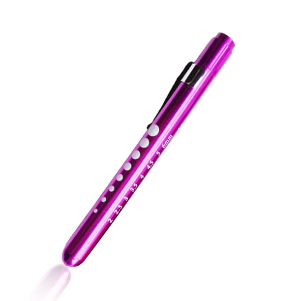 Lápiz LED antideslizante antideslizante con clip de acero inoxidable LIGHT LIGHT LIGHT IMPRESIONANTE FLORTE LINTRANZA DE POLSOR DE POLSORDES SUMINISTROS DE INSPECCIÓN PURPLE Scienceny OD003606-05