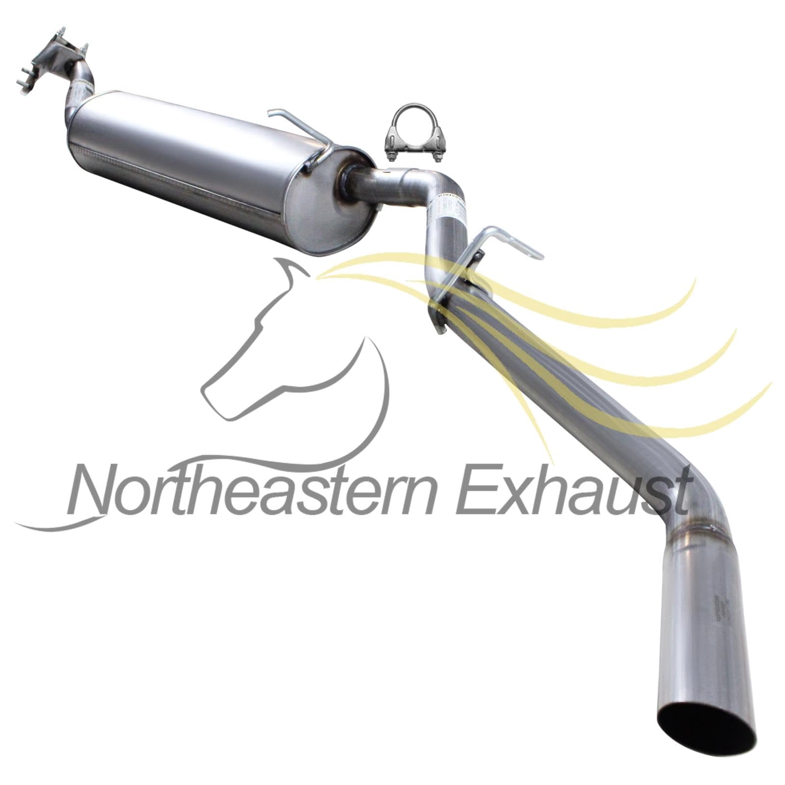 Northeastern Exhaust | Stainless Steel Rear Muffler Fits 2002–2004 Nissan Xterra 3.3L | Direct-Fit Replacement