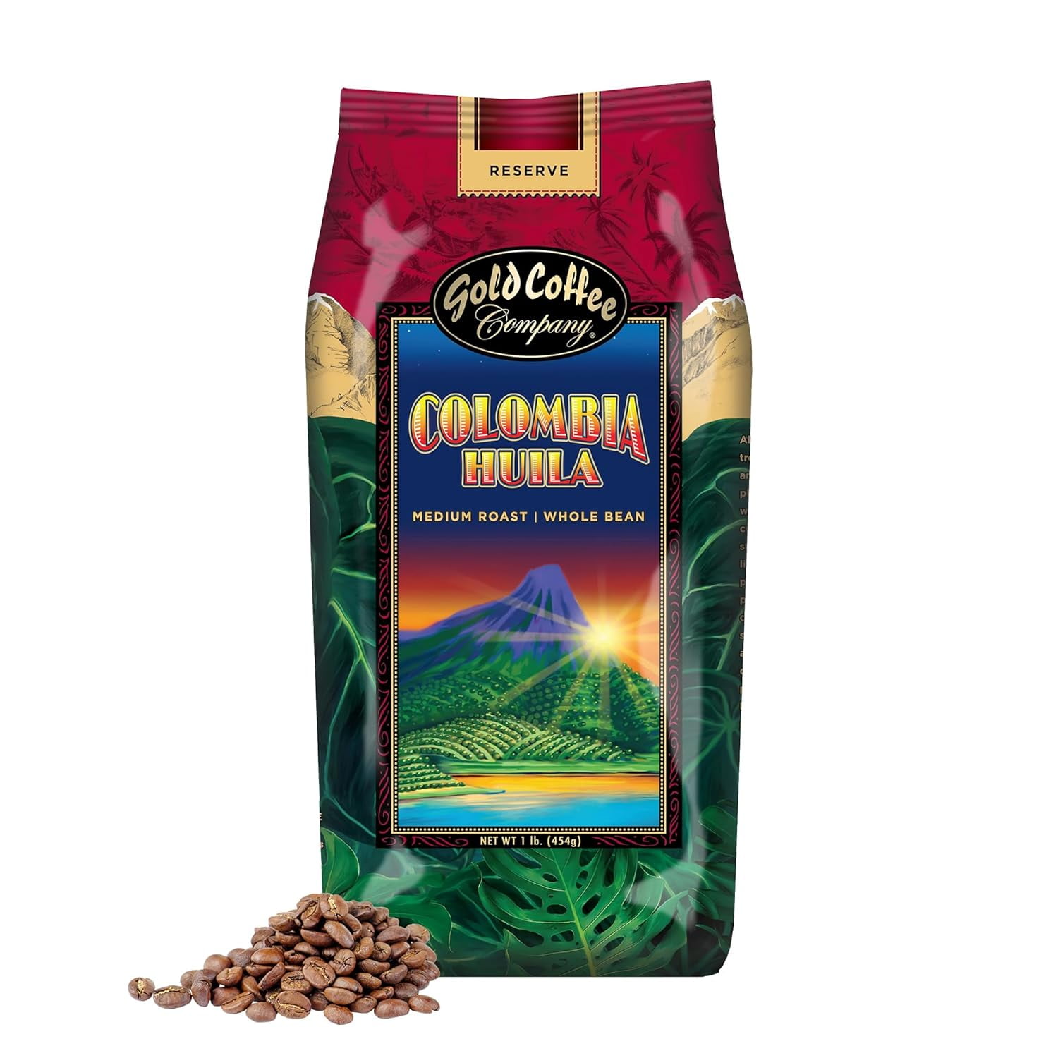Jose's Medium Roast Whole Bean 100% Colombia Supremo Coffee, 48 oz