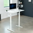 thumbnail image 2 of VIVO White 44" x 24" Electric Sit Stand Desk, Height Adjustable Workstation, 2 of 8