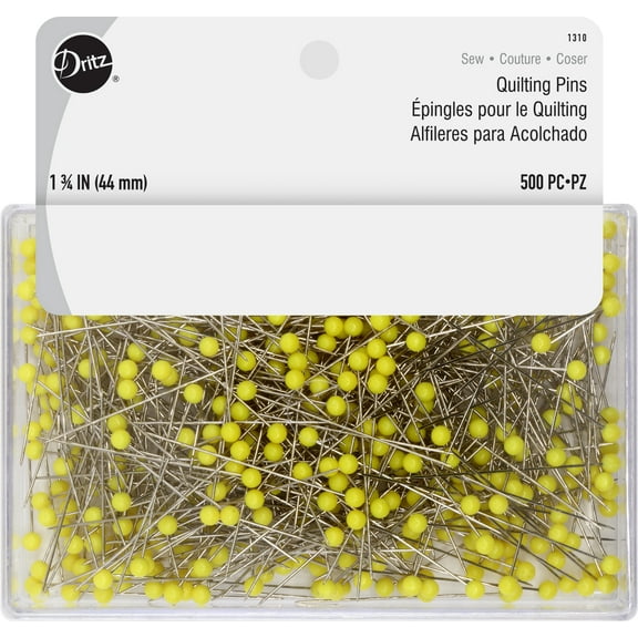 Dritz Size 1-3/4" Quilting Sewing Pins (500 Count) )
