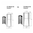 thumbnail image 4 of Titan Attachments Sleeves Two Conus 2 Hay Spears Weldable High Grade Steel, 4 of 5