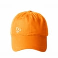 thumbnail image 2 of Lumistal Baseball Caps for Women Womens Baseball Caps Unisex Cute Baseball Hats Trendy Adjustable Hats For Workout Running Sun Hats for Women Orange One Size, 2 of 5