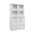 thumbnail image 2 of Home Source Jill Zarin Home Bar Cabinet Rotating Wine Rack White, 2 of 5