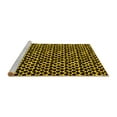 thumbnail image 2 of Ahgly Company Machine Washable Indoor Rectangle Abstract Yellow Modern Area Rugs, 6' x 9', 2 of 4