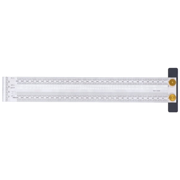 T shaped Hole Ruler, Stainless Steel Marking Scale High Marking Line Ruler T shaped Carpenter Scale Ruler, Construction Rulers