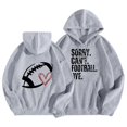 thumbnail image 1 of WEAIXIMIUNG Sweat à Capuche Zippé pour Femmes, Manches Longues, Imprimé Graphique, Léger, Pull de Football, 1 of 4