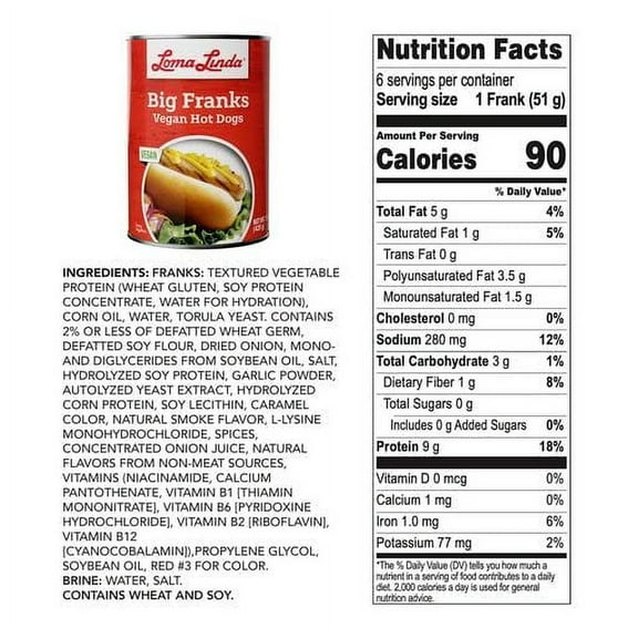 Loma Linda Big Franks- 15 oz