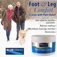 thumbnail image 4 of BLUESPRING Foot and Leg Comfort Cooling Cream 8 oz. jar, Paraben-Free, Natural, 3 count, 4 of 4