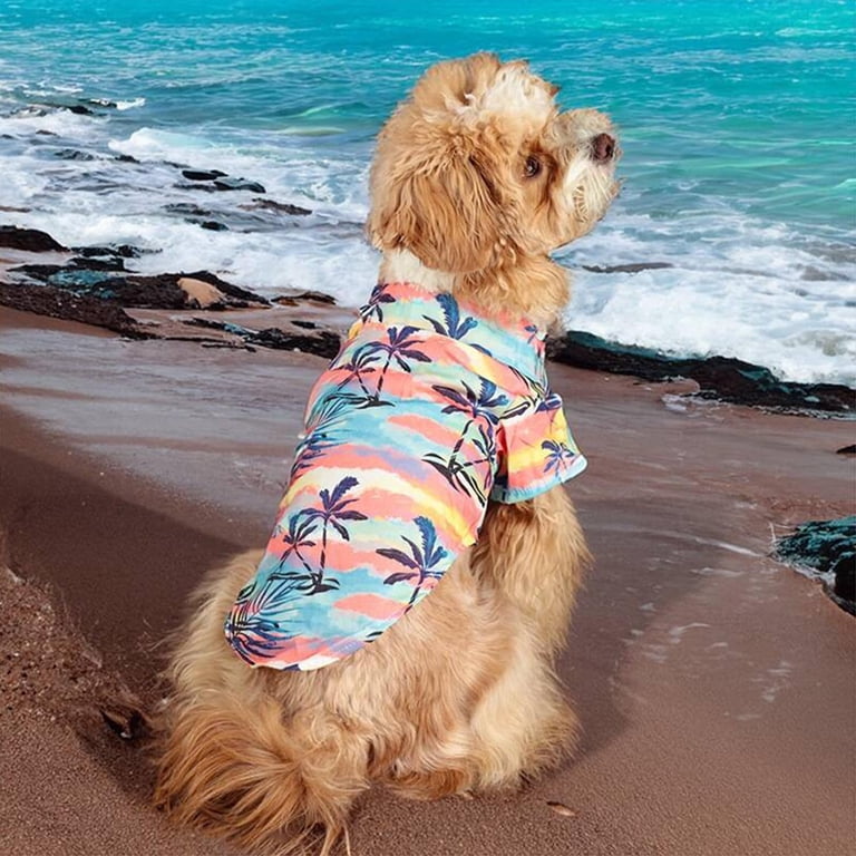 summer fashion dog dress Parisian Pet Hawaiian Dress
