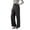 Black, variant on Women's Dress Pants Business Casual Stretchy Work Pants High Waisted Trendy Office Wide Leg Trousers,Navy,Women's S-XXXL