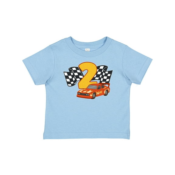 Inktastic Number Two Race Car Boys or Girls Baby T-Shirt