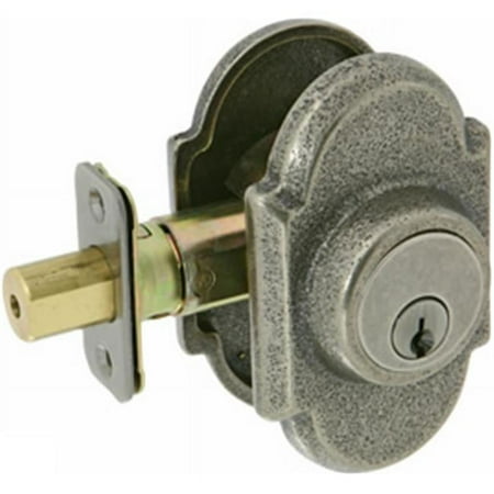 Delaney Hardware Sandcast Deadbolt w/ Back Plate 2.625L4.25H