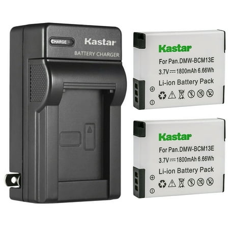 Kastar 2-Pack Battery and AC Wall Charger Replacement for Panasonic Lumix DMC-TZ61 Lumix DMC-TZ70 Lumix DMC-ZS27 Lumix DMC-ZS30 DMC-ZS30K DMC-ZS30R DMC-ZS30S DMC-ZS30W Lumix DMC-ZS35 DMC-ZS35K