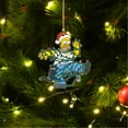thumbnail image 3 of Homer Simpson Christmas Ornament, Funny Simpsons Xmas Ornament, Tangled Lights Acrylic Ornament, Cartoon Tree Decor Gift, 3 of 3