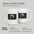 thumbnail image 4 of 15 fl oz Ceramic Mug, Corvallis, Oregon, Beaver, Contour, Dishwasher & Microwave Safe, 4 of 5