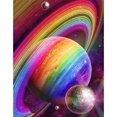 thumbnail image 1 of Taladro completo diamante pintura 5D DIY planeta universo Rhinestone cuadro póster Kit FLhrweasw Nuevo, 1 of 9