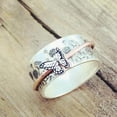 thumbnail image 2 of Guodhu Retro Fashion Butterfly Spinner Fidget Ring Vintage Exquisite Butterfly Rings for Women Finger Rings, Stress Relief Meditation Cute Stacking Finger Wide Band Jewelry Gifts Party Daily, 2 of 7
