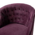 thumbnail image 5 of 14 Karat Home Lydia 15 in Task Chairs with Swivel, 250 lbs, Purple, 5 of 9