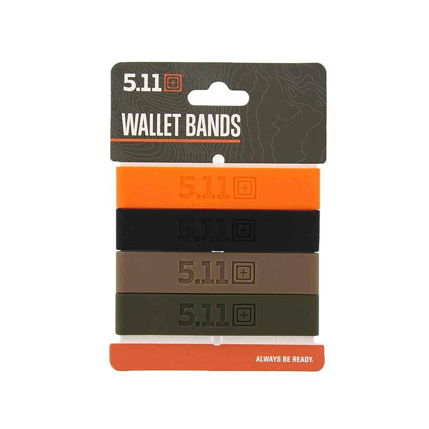 5.11 4 Pack Wallet Bands Style 56422 Minimalist Money Clip