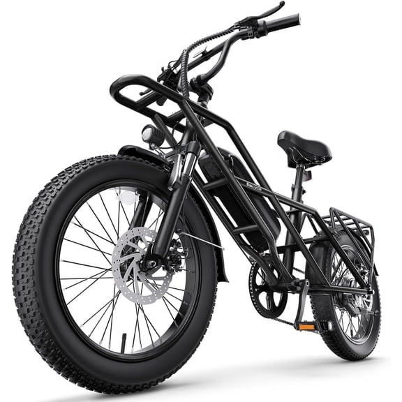 Baicycle A03 Peak 1200W Electric Bike, 20" Fat Tire All-Terrain Bikes, 48V 13Ah 28mph Ebike for Adults Full Suspension UL2849