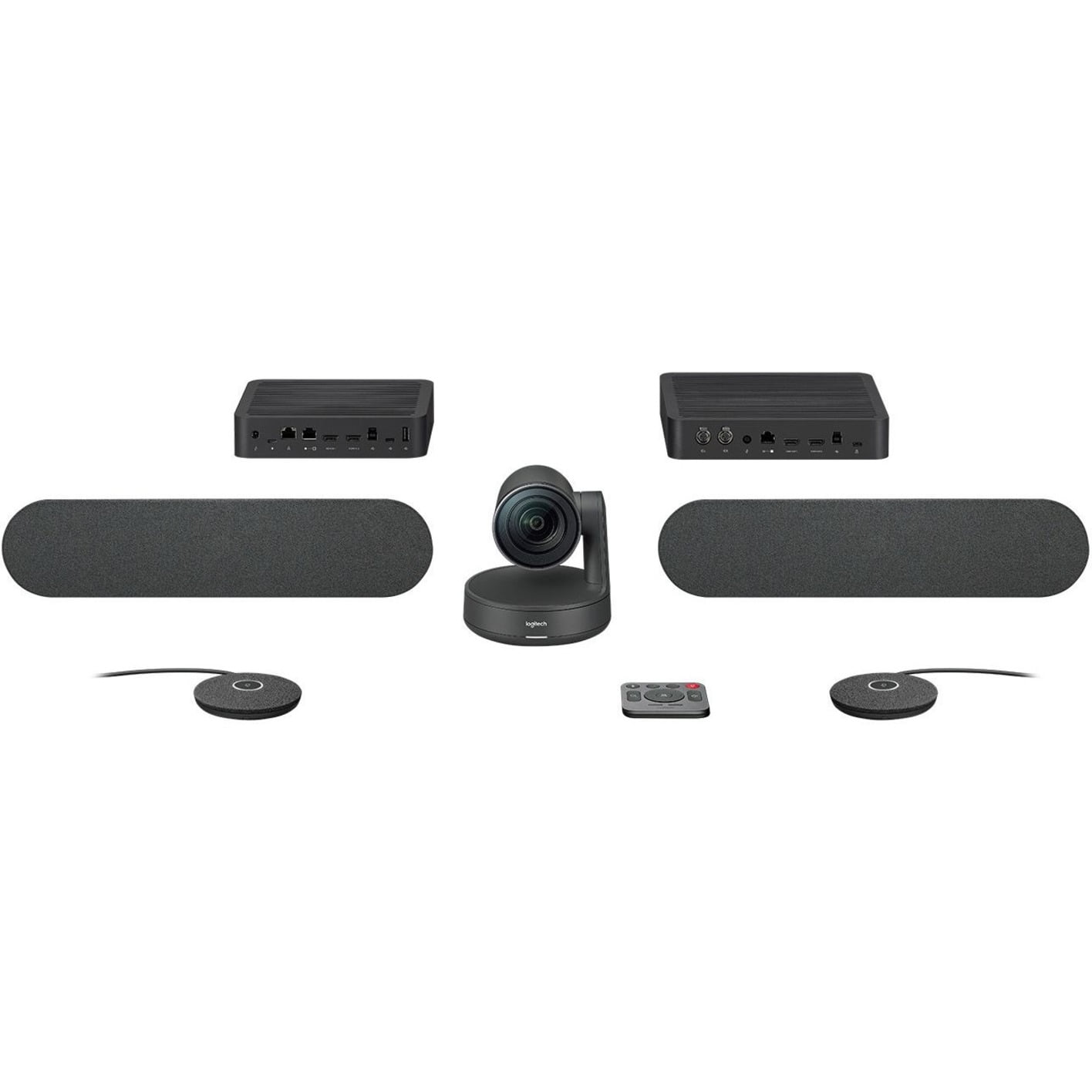 Logitech Rally Plus Video Video Conference Equipment - 3840 x 2160 Video (Content) - 4K UHD - USB - External Microphone(s) - Desktop