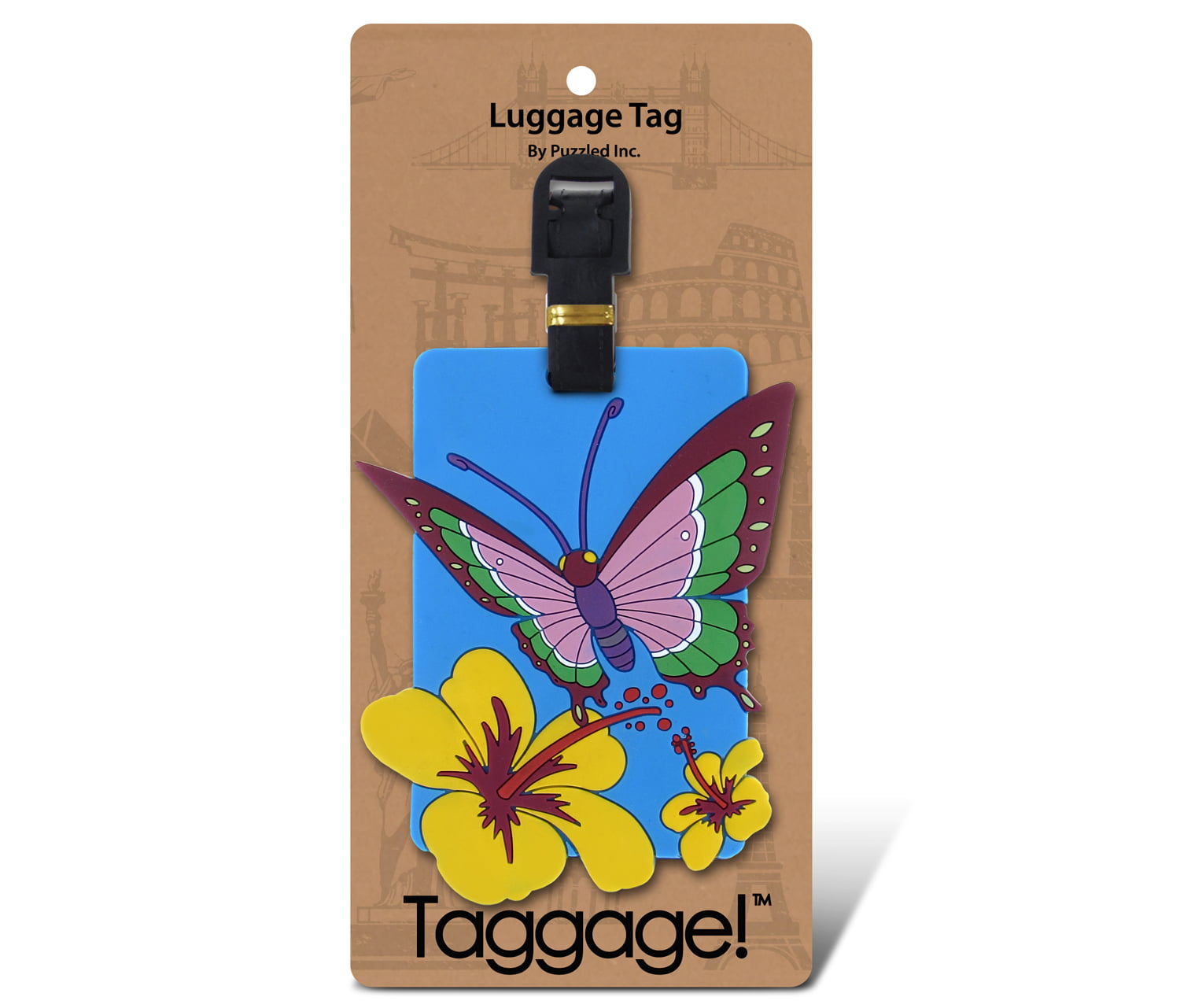 Coloranimal Travel Accessories Luggage Tags Animal Butterfly Pattern Suitcase Labels