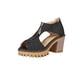 thumbnail image 2 of Tamaño de zapatos de mujer de tacón alto de microfibra de cuero artificial y mezclilla de moda 35-43 Wmkox8yii  hfjk2503, 2 of 9