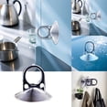 thumbnail image 1 of Boreal Craft Round Head Suction Cups Strong Hold Clear For Home & Use Hook Clips Heavy Duty Ceiling Hooks Heavy Duty Hooks Closet Rod Holders Kitchen Aid Dough Hook Drop Ceiling Hooks for Hanging Tape, 1 of 6