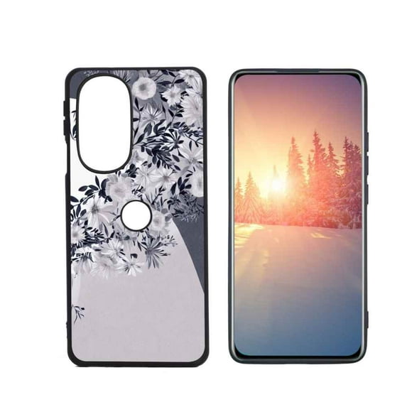 Compatible with Motorola Edge Plus 2022 Phone Case, Floral-9 Case Men Women, Flexible Silicone Shockproof Case for Motorola Edge Plus 2022