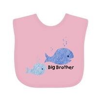 Inktastic Big Brother with Lil' Brother Boys Baby Bib