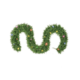 thumbnail image 2 of Glowing Christmas Pine Needle Graland with LED Lights, 5 FT Multicolor Artificial Graland for Mantels, Tabletops, and Porches | Battery-Powered Holiday Decor for Indoor and Outdoor Use, 2 of 5