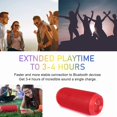 thumbnail image 3 of Red Portable Bluetooth Waterproof Speaker Hifi Wireless Stereo Bass Loudspeaker, 3 of 6