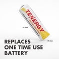 thumbnail image 4 of Batería recargable Tenergy AA NiCd 1000 mAh 1,2 V, paquete de 12, 4 of 7