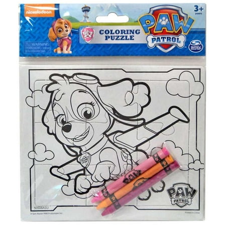 Paw Patrol Coloring Puzzle Set