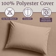 thumbnail image 4 of Somerset Home Brushed Microfiber Sheet Set-4 Piece Bed Linens-Fitted & Flat Sheets, Plus 2 Pillowcases (King, Taupe), 4 of 6