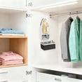 thumbnail image 6 of TSV Wall Mount Ironing Board Hanger, Electric Iron Holder, Ironing Board Storage Organizer Shelf With Removable Hooks, White, 6 of 7