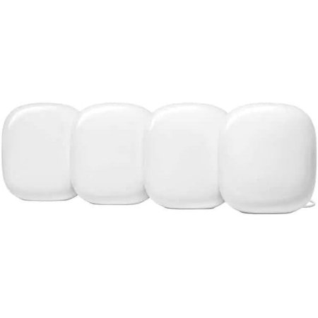 Open Box Google Nest WiFi 6E Pro 4 Pack GA03691-US - Snow