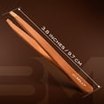 thumbnail image 6 of By MILLY Professional Slanted Tweezers for Women & Men - High Carbon Stainless Steel Sharp Tweezers - Tweezers for Women Facial Hair Plucking, Hand-Filed & Aligned Precision Slant Tips - Rose Gold, 6 of 8