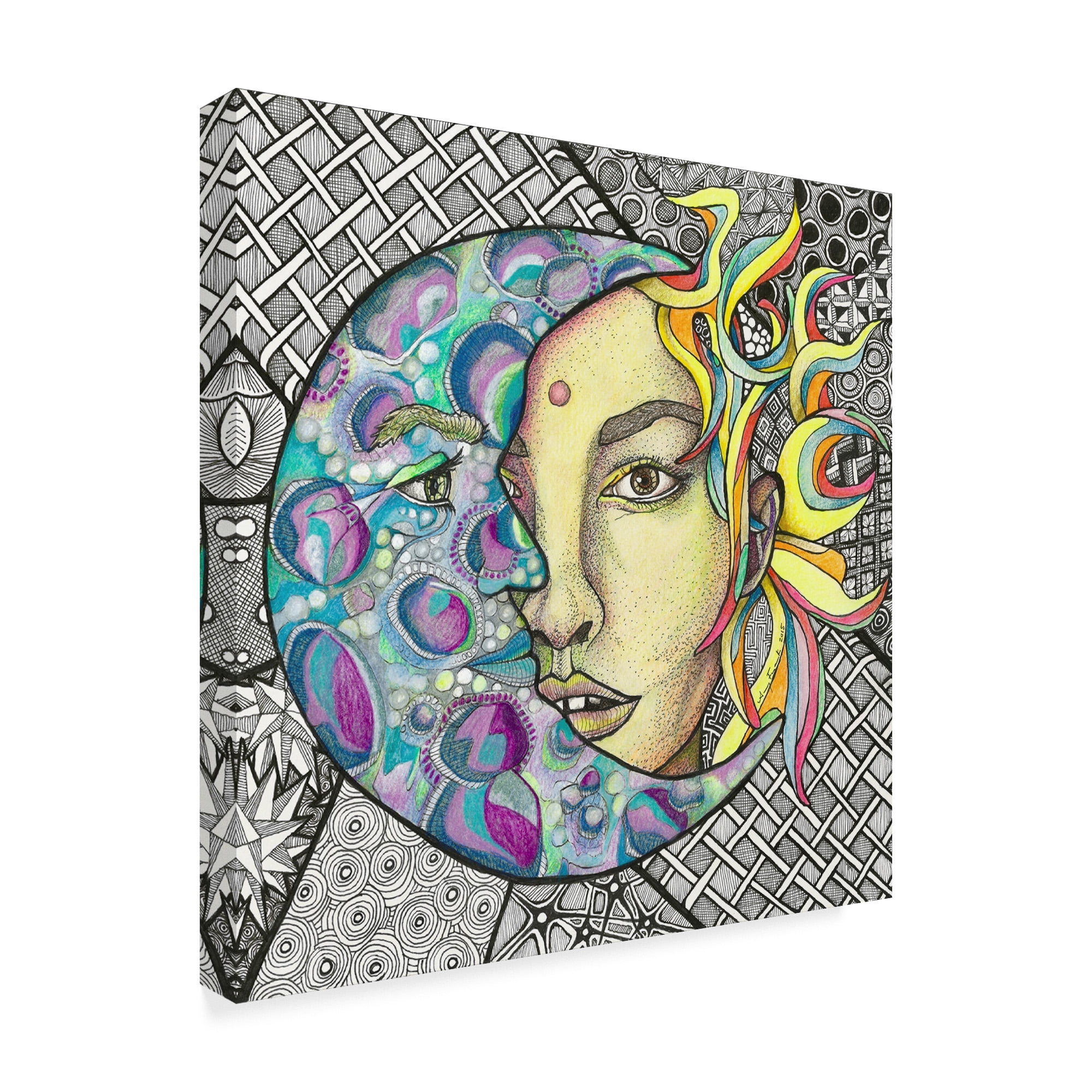Trademark Fine Art 'Mother Sun' Canvas Art by Amy Frank