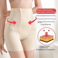 thumbnail image 2 of Braguitas abdominales tipo bóxer para mujer, pantalones tipo túnica de cintura alta, pantalones abdominales ajustados para posparto, pantalones moldeadores finos sin marcas, 2 of 5