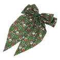 thumbnail image 5 of Unique Bargains 1 Pc Stylish Ribbons Hair Clips Hairdo Clips Green Red, 5 of 5