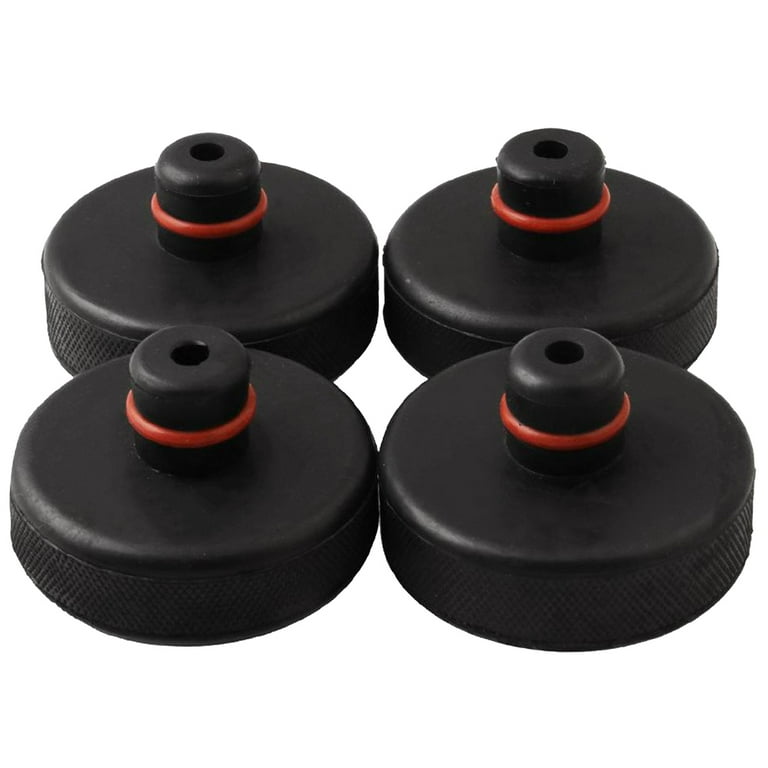 2x Car Rubber Lifting Jack Pad Adapter Tool Chassis W/ Storage
