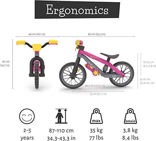 Chillafish BMXie Moto Balance Bike in 