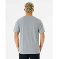 thumbnail image 4 of Rip Curl Men's GREY MARLE Ezzy Embroidery Logo Short Sleeve Tee, XL, 4 of 4