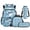Camo Shark Print, variant on Pzuqiu Tractor Print 4-Piece Boys Backpack Set-17 Inch Large Capacity Backpack with Lunch Box Pencil Case Water Bottle Holder,Suitable for Elementary Middle School Back to School